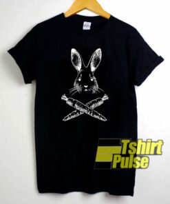 Funny Bunny Crossbones t-shirt for men and women tshirt