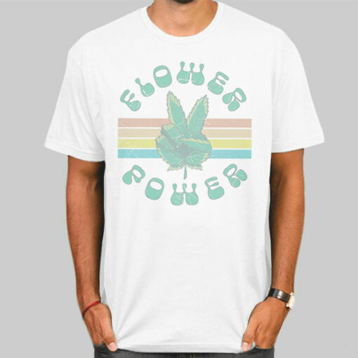 Funny Flower Power Weed Leaf Shirt Cheap