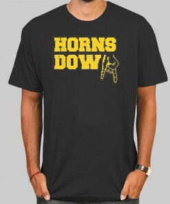 Funny Horns Down Wvu Shirt Cheap 4