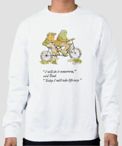 Funny Quotes Frog and Toad Sweater Cheap 1