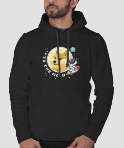 Funny to the Moon Doge Sweatshirt Cheap
