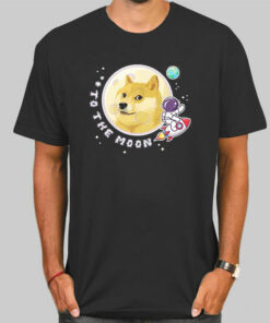 Funny to the Moon Doge Sweatshirt Cheap 3