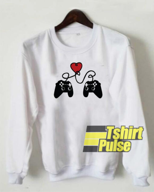 Gamer Valentine’s sweatshirt