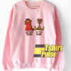 Garfield Before n After Work sweatshirt