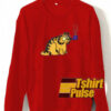 Garfield with pipe sweatshirt