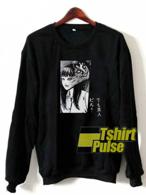 Girl Behind Ghost Japanese sweatshirt