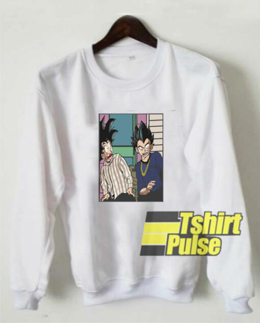 Goku and Vegeta Friday The Movie sweatshirt