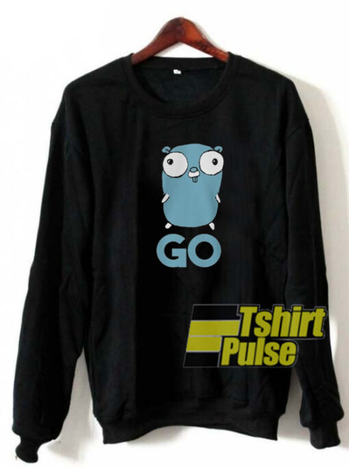 Golang Gopher GO sweatshirt