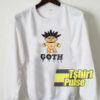 Goth Troll Cartoon sweatshirt
