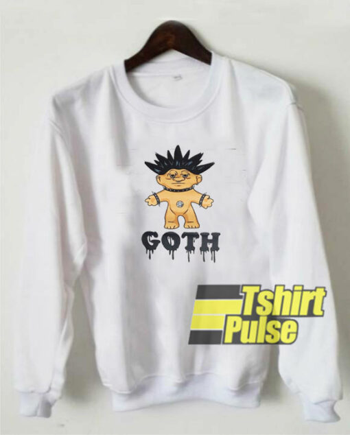 Goth Troll Cartoon sweatshirt