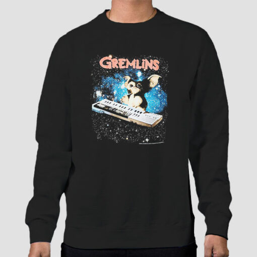 Gremlins Gizmo Playing Keyboard Sweatshirt Cheap