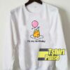 Gudetama Its My Birthday sweatshirt