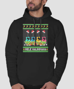 Guitar Mele Kalikimaka Ugly Christmas Sweatshirt Cheap