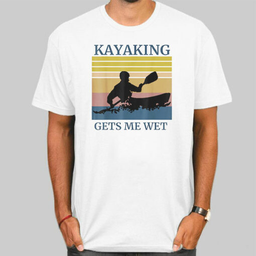 Halloween Kayaking Gets Me Wet Shirt Cheap