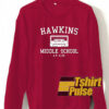 Hawkins Middle School AV Club sweatshirt