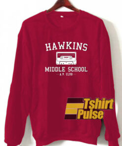 Hawkins Middle School AV Club sweatshirt