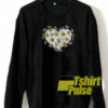 He Loves Me Daisy Heart sweatshirt