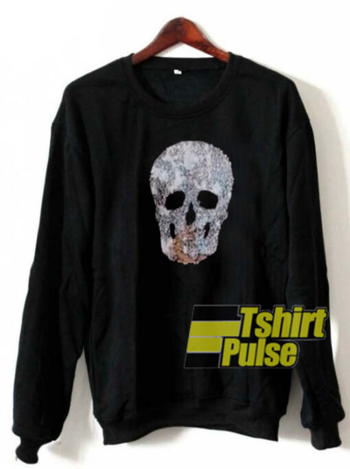 Head Skull Glitter sweatshirt