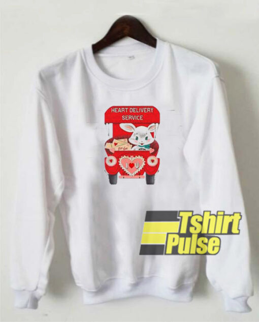 Heart Delivery Service sweatshirt