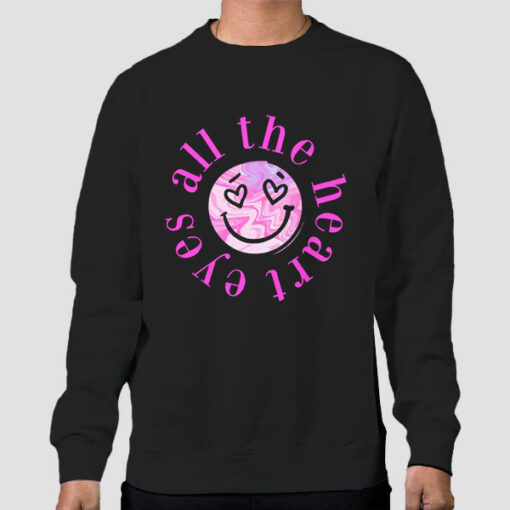 Heart Eyes Emoji Valentine Day Sweatshirt Cheap