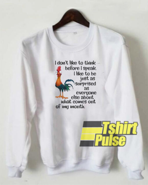 Hei Hei Chicken sweatshirt