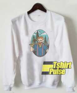 Hipster Skeleton Lumberjack sweatshirt