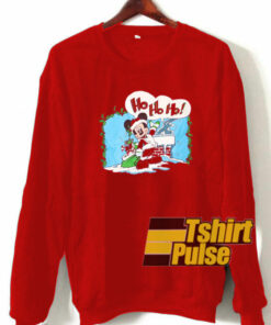 Hohoho Mickey Christmas sweatshirt
