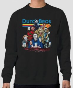 Horror Characters Dutch Bros Halloween Sweatshirt Cheap 3 Horror Characters Dutch Bros Halloween Sweatshirt Cheap 4
