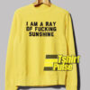 I Am A Ray Of Fucking Sunshine sweatshirt
