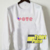 I Am A Voter Flag sweatshirt