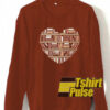 I Heart Books sweatshirt