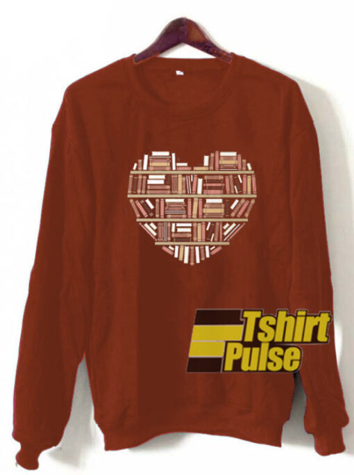 I Heart Books sweatshirt