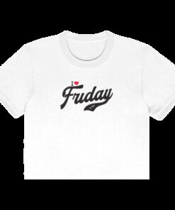I Heart Fridays in NY Crop Tee