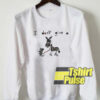 I don’t give a rat donkey sweatshirt