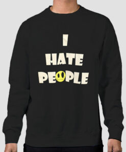 Inspired Emoji I Hate People Sweatshirt Cheap Inspired Emoji I Hate People Sweatshirt Cheap