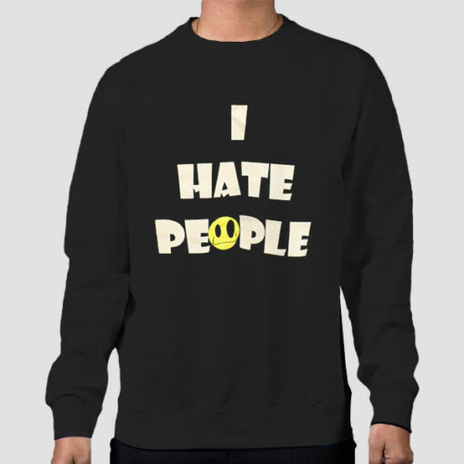 Inspired Emoji I Hate People Sweatshirt Cheap