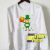 Irish Leprechaun Basketball sweatshirt