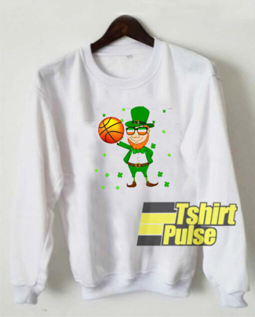 Irish Leprechaun Basketball sweatshirt