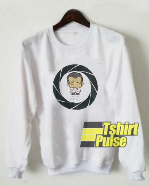 James Bond This Is Stirred sweatshirt