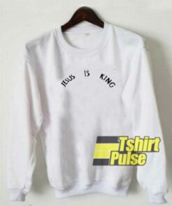 Jesus is King Letter sweatshirt 1 Jesus is King Letter sweatshirt 2