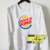 Jesus is King sweatshirt