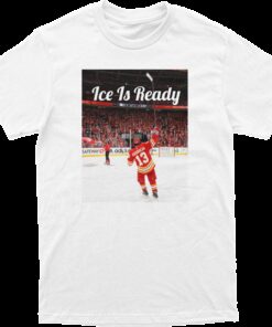 Johnny Hockey Flames Ice Is Ready