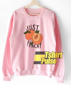 Just Peachy Graphic sweatshirt 1 Just Peachy Graphic sweatshirt 2