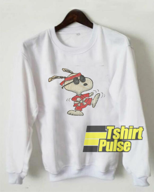 Karate Snoopy sweatshirt