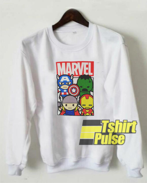 Kawaii Marvel Avengers sweatshirt