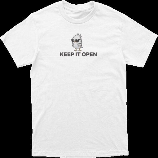 Keep it Open Tee