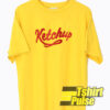 Ketchup Letter t-shirt for men and women tshirt