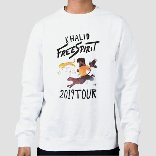 Khalid Free Spirit Merch 2019 Tour Sweatshirt Cheap