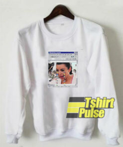 Kim Kardashian Crying Windows 98 sweatshirt