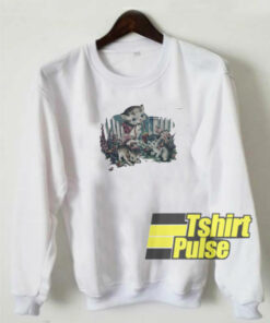 Kitten In Garden sweatshirt